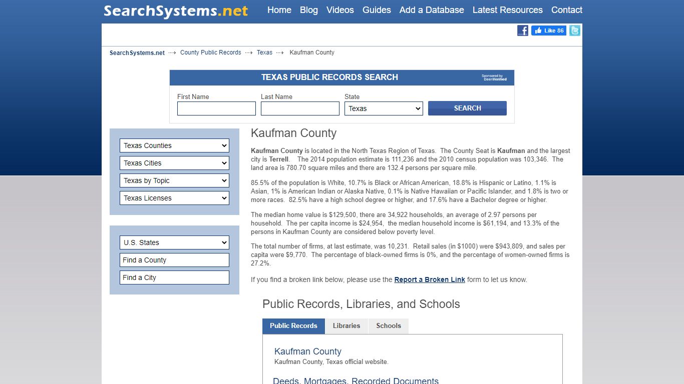 Kaufman County Criminal and Public Records