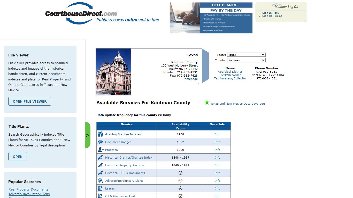 Search Kaufman County Public Property Records Online ...